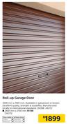 Roll Up Garage Door-2500mm x 2100mm