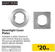 Light Worx Downlight Cover Plates-Each