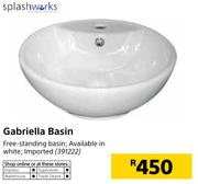 Splashworks Gabriella Basin