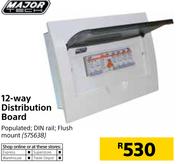 Major Tech 12 Way Distribution Board