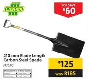 Lasher 210mm Blade Length Carbon Steel Spade