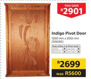Indigo Pivot Door 1200 x 2032mm