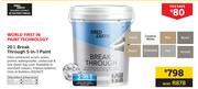 Fired Earth Break Through 5 In 1 Paint-20Ltr