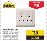 Builders Double Socket