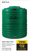 Jojo 2500Ltr Water Tank