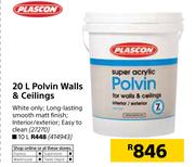 Plascon Polvin Walls & Ceilings-10Ltr