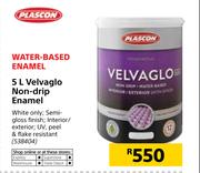 Plascon Velvaglo Water Based Enamel-5Ltr