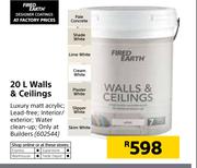 Fired Earth Walls & Ceilings-20Ltr