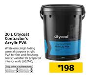 Citycoat Contractor's Acrylic PVA-20Ltr