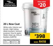 Fired Earth New Coat-20Ltr