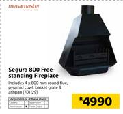 Megamaster Segura 800 Free Standing Fireplace