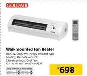 Goldair Wall Mounted Fan Heater