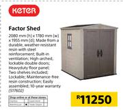 Keter Factor Shed