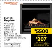 Megamaster Built In Fireplace