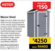 Keter Manor Shed