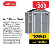 Keter 6 x5 Manor Shed