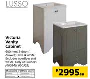 Lusso Victoria Vanity Cabinet-Each