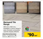 Barnyard Tile Range-Per Sqm