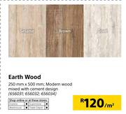Earth Wood-Per Sqm