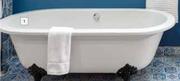 Clifton Black Feet Slipper Bath