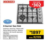 Goldair 4 Burner Gas Hob
