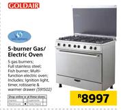 Goldair 5 Burner Gas/ Electric Oven