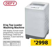 Defy 8kg Top Loader Washing Machine