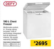Defy 190Ltr Chest Freezer