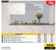 Home & Kitchen Cabinet  Base Unit 1 Drawer 450mm