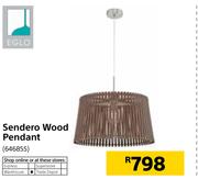 Eglo Sendero Wood Pendant 646855