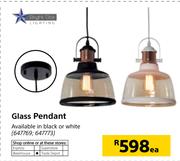 Bright Star Glass Pendant-Each