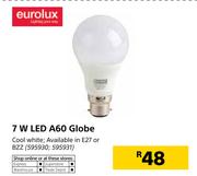 Eurolux 7W LED A60 Globe