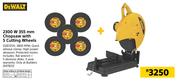 Dewalt 2300 W 355mm Chopsaw With 5 Cutting Wheels DZ87ZOV
