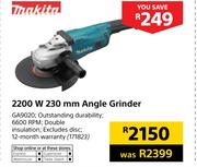 Makita 2200 W 230mm Angle Grinder GA9020