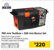 Big Jim 700mm Toolbox + 320mm Bonus Set
