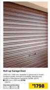 Roll Up Garage Door-2500mm x 2100mm