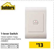 Builders 1 Lever Switch