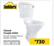 Builders Closed Couple Toilet
