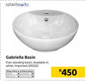 Splashworks Gabriella Basin
