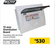 Major Tech 12 Way Distribution Board