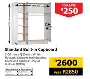 Standard Built In Cupboard-2100mm x 1820mm