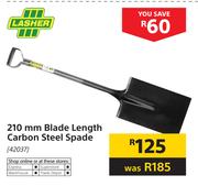 Lasher 210mm Blade Length Carbon Steel Spade