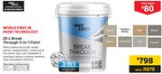 Fired Earth Break Through 5 In 1 Paint-20Ltr