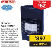 Goldair 3 Panel Gas Heater