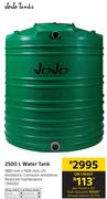 Jojo 2500Ltr Water Tank
