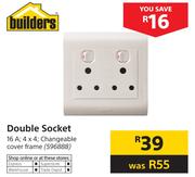 Builders Double Socket