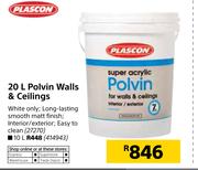 Plascon Polvin Walls & Ceilings-10Ltr
