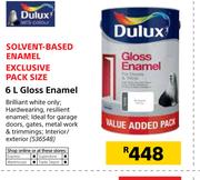 Dulux Gloss Solvent Based Enamel-6Ltr