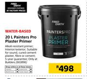 Fired Earth Painters Pro Plaster Primer-20Ltr