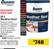 Duram Weather Roof-20Ltr